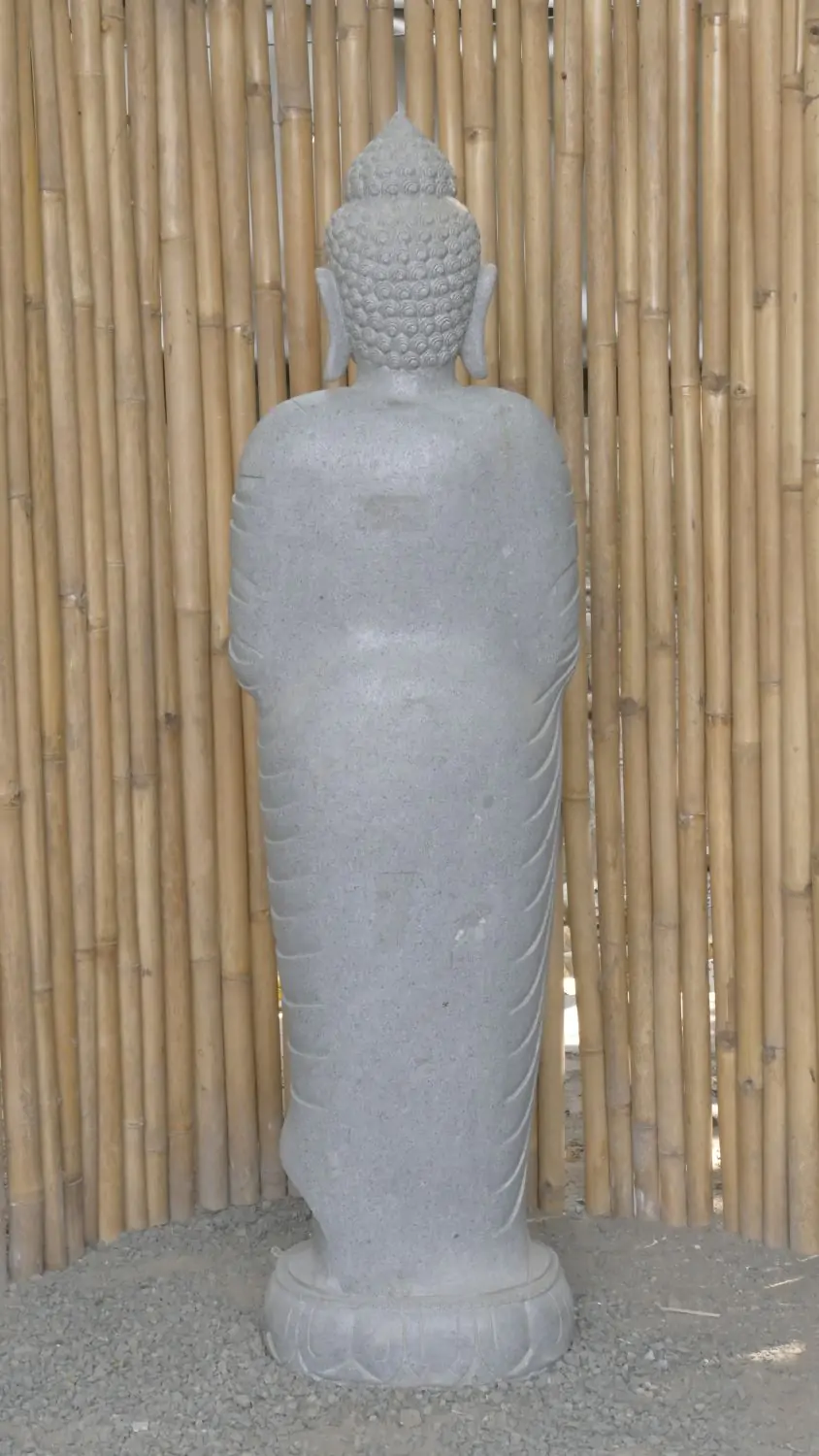  Product image 6 of the product “Standing Buddha with Lotus Flower, ca. 153 cm H ”